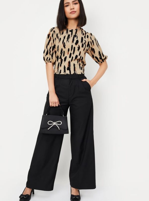 Women Animal Textured Top - Image 7