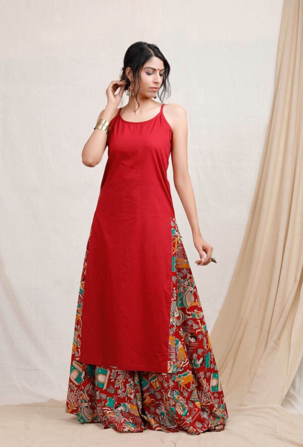 Red Cotton Slip - Image 4